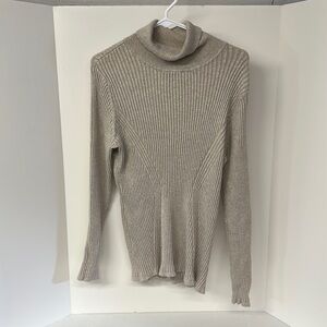 Lane Bryant 26/28 Turtleneck Long Sleeve Ribbed Top